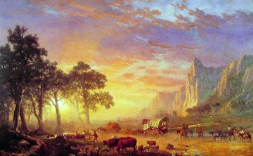 Albert Bierstadt Werke - The Oregon Trail Albert